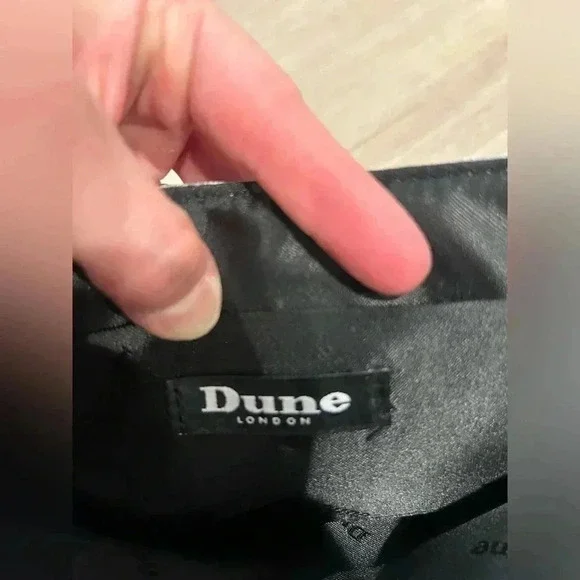 DUNE LONDON Gray Velvet Crossbody Bag - Picture 5 of 7